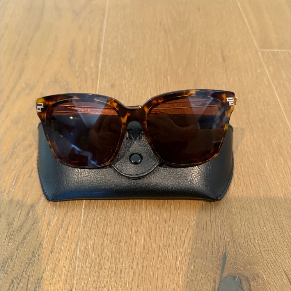 Diff Eyewear Tortoiseshell Sunglasses with Brown Lenses
